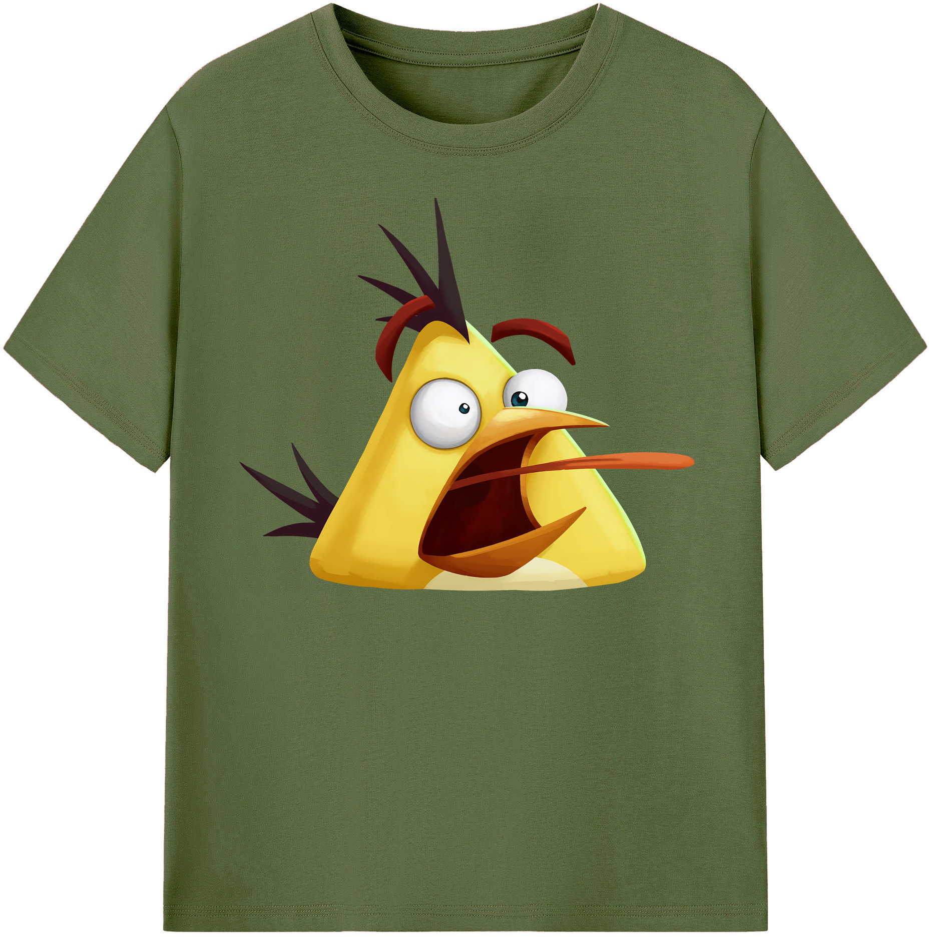 （画像用） Angry Birds アングリーバード 綿100％半袖Tシャツ（フロントプリント）